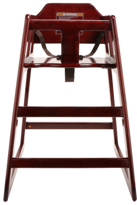 G.E.T - 19" x 19" x 29" Mahogany High Chair - HC-100-MOD-M2