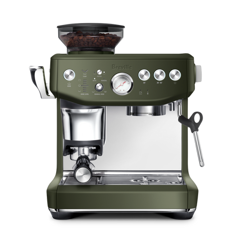 Breville - The Barista Express Impress Olive Tapenade Espresso Machine