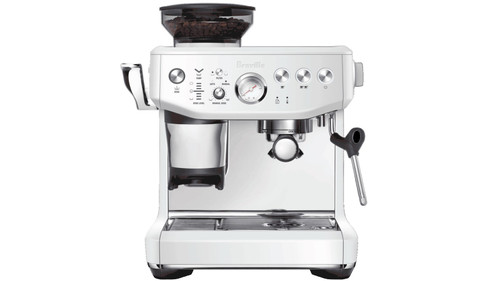 Breville - The Barista Express Impress Sea Salt Espresso Machine