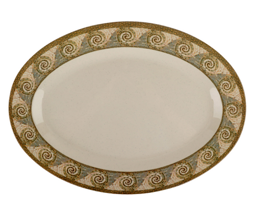 G.E.T - Mosaic 21" x 15" Oval Platter (12 Per Case) - OP-621-MO