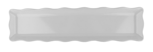 G.E.T - Bake & Brew 21" x 5.25" White Display Tray (12 Per Case) - ML-129-W