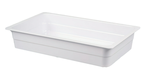 G.E.T - 13.25" x 21" White Full-Size Insert Pan (3 Per Case) - ML-22-W