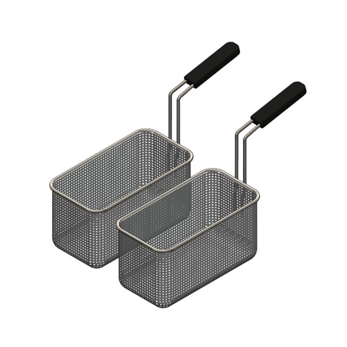 Arcobaleno - 3 lb Size #7 Baskets for Pasta Cookers - Set of 2 - APCB7SET2