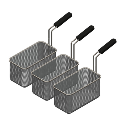 Arcobaleno - 3 lb Size #7 Baskets for Pasta Cookers - Set of 3 - APCB7SET3