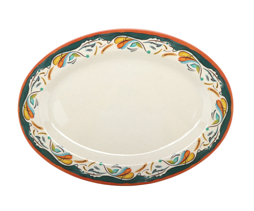 G.E.T - Bella Fresco 21" x 15" Oval Platter (12 Per Case) - OP-621-BF