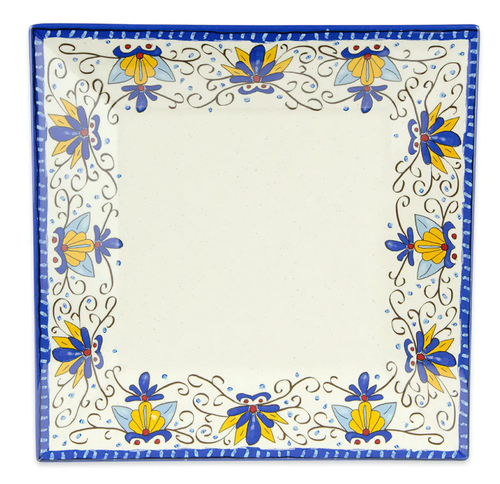 G.E.T - Santa Lucia 16" Square Plate (6 Per Case) - ML-92-SL
