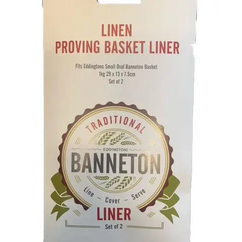 Eddington - Banneton Proving Oval Basket Liner 2 Pk (Fits EDD70103)