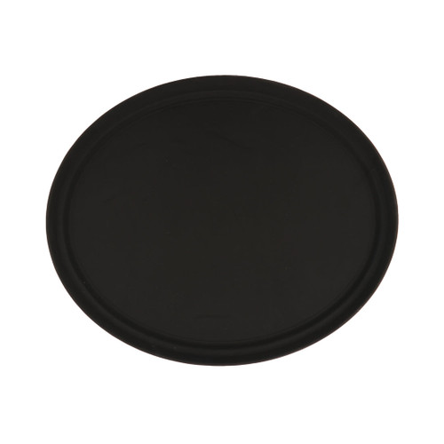 G.E.T - Serving Trays 31" x 25" Black Oval Non-Skid Serving Tray (6 Per Case) - NS-3100-BK