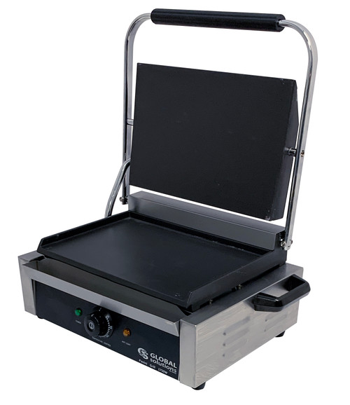 Global Solutions - Panini/Sandwich Grill w/ Flat Plates - GS1620