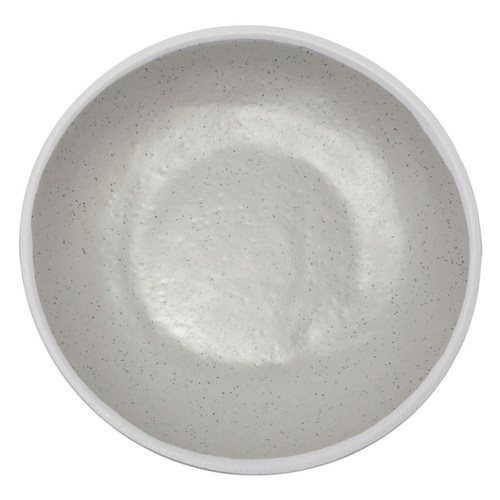 G.E.T - Pottery Market Glazed 32 oz Dove Grey Soup Plate (12 Per Case) - P-100-DVG