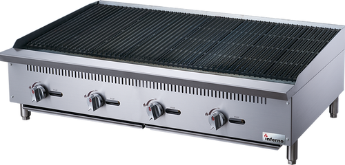 Inferno - 48" Natural Gas Charbroiler w/ LP Conversion Kit - IRB-48
