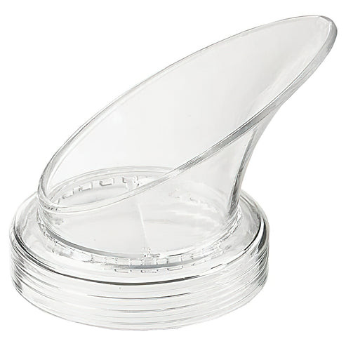 G.E.T - Small Clear Juice Salad Dressing Lid for SDB-16 & SDB-32 (12 Per Case) - Sm.Pour-CL
