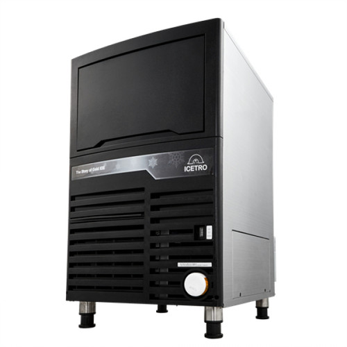 Icetro - 105 lb Undercounter Full Cube Ice Machine w/ 27 lbs Storage - WU-0100-AC