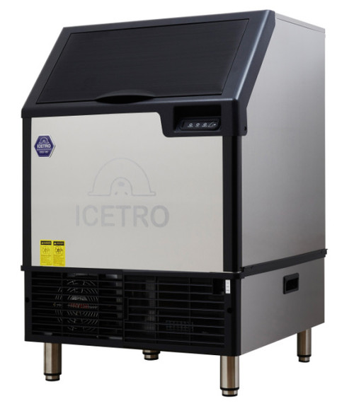 Icetro - 170 lb Undercounter Full Cube Ice Machine w/ 77 lbs Storage - IU-0170-AC