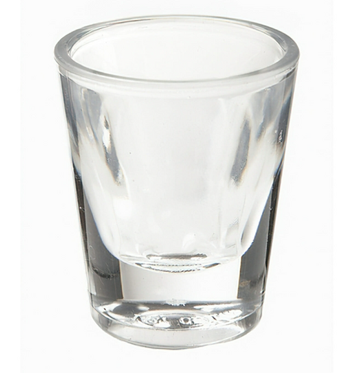 G.E.T - Specialty Drinkware 1 oz SAN Plastic Shot Glass (24 Per Case) - SW-1427-1-CL