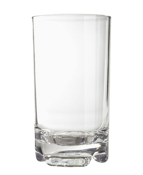 G.E.T - Roc N' Roll 14 oz Clear SAN Plastic Rocks Glass (24 Per Case) - SW-1426-1-SAN-CL