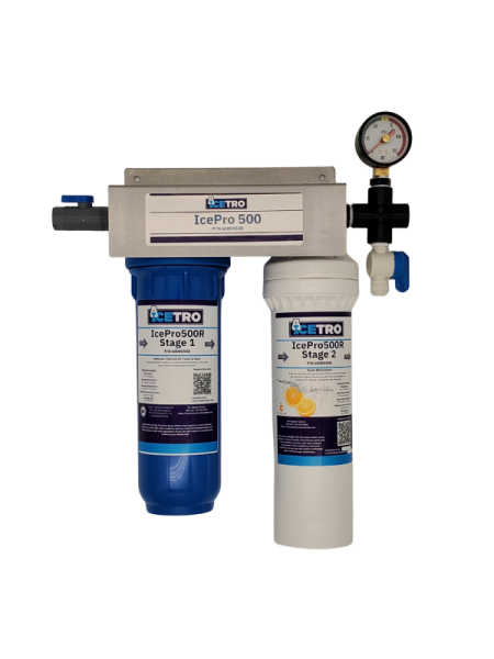 Icetro - Water Filter System for 50-500 lb Ice Machines - IcePro 500