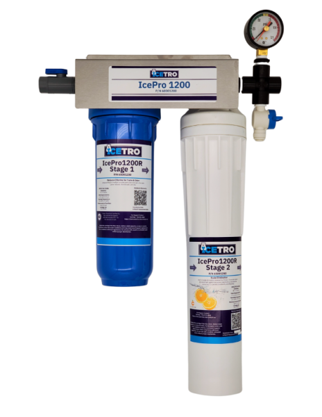 Icetro - Water Filter System for 500-1500 lb Ice Machines - IcePro 1200