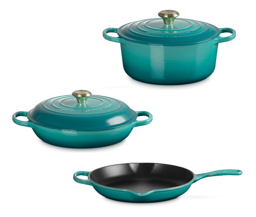 Le Creuset - Bleu Riveria Cook's Dream Starter Set