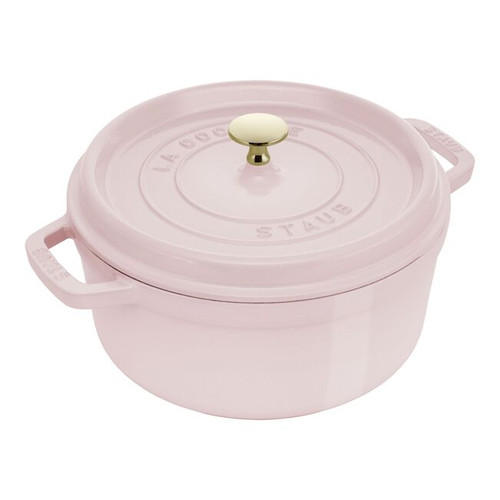 Staub - 3.7 L Sorbet Rose Round Cast Iron Cocotte - 1030217