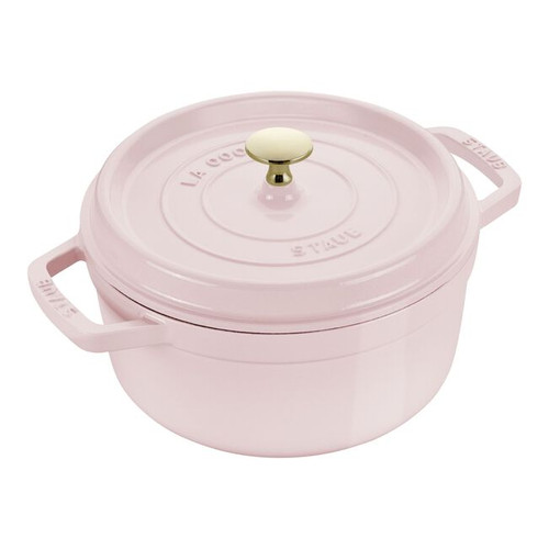 Staub - 2.7 L Sorbet Rose Round Cast Iron Cocotte - 1030215
