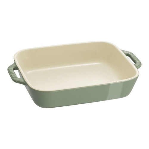 Staub - 10" x 6.5" Eucalyptus Ceramic Rectangular Baking Dish - 1034026