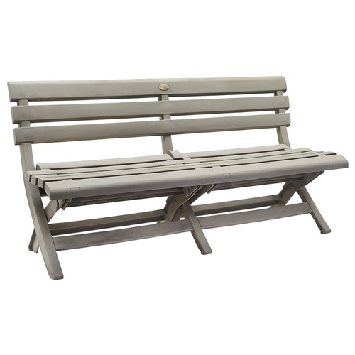 Grosfillex - French Taupe Westport Bench - US449181
