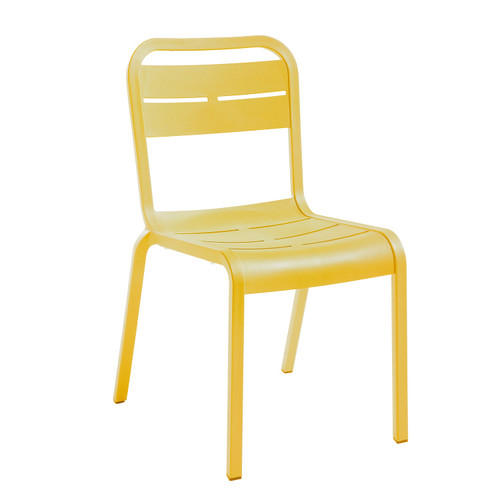 Grosfillex - Cannes Yellow Sidechair (18 Pack) - UT110737