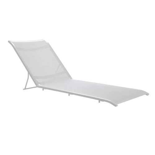 Grosfillex - Sunset White Replacement Sling for Chaise Lounge (8 Pack) - US107096