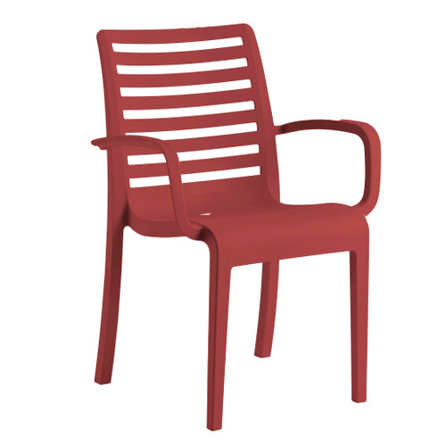 Grosfillex - Astoria Red Armchair (16 Pack) - UT945414