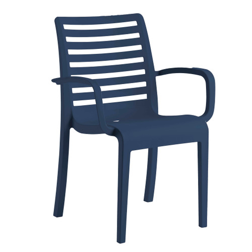Grosfillex - Astoria Navy Armchair (16 Pack) - UT945056