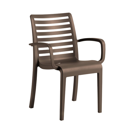 Grosfillex - Astoria Bronze Armchair (16 Pack) - UT945037