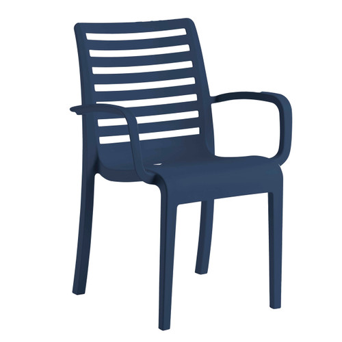 Grosfillex - Astoria Navy Armchair (4 Pack) - UT954056