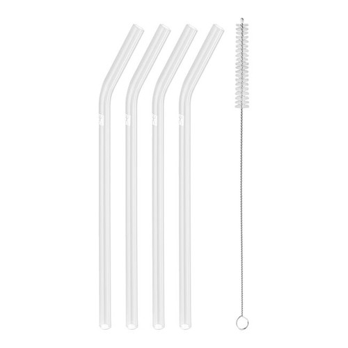 Zwilling - Sorrento 5 Pc Bent Glass Straws - 1009742