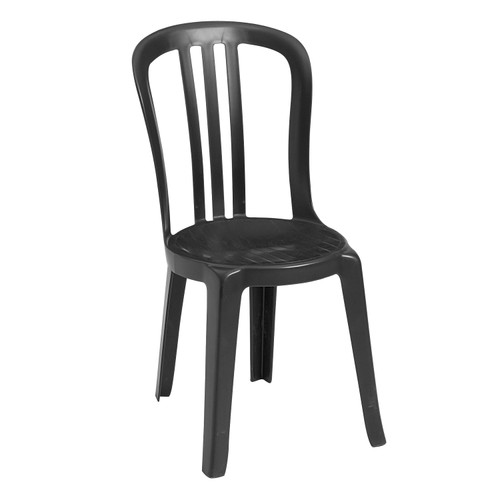 Grosfillex - Miami Black Bistro Sidechair (32 Pack) - US495517