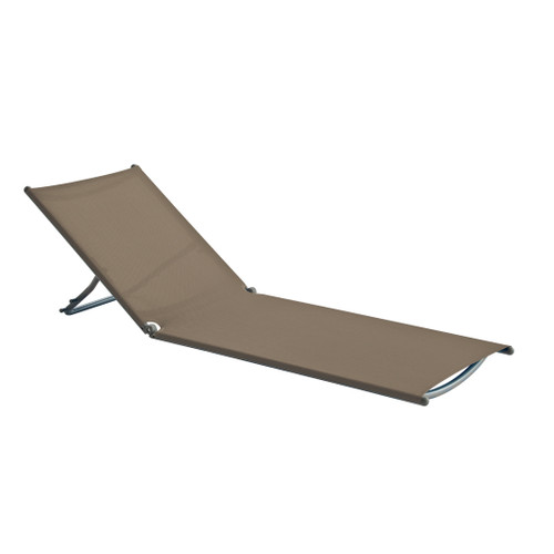 Grosfillex - Jamaica Beach Taupe Universal Replacement Sling for Chaise Lounge - US783181