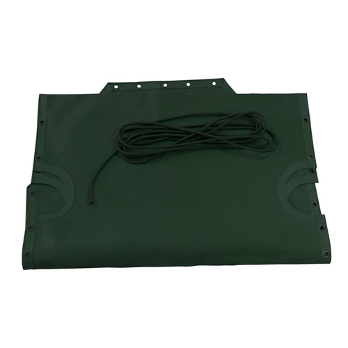 Grosfillex - Hunter Green Replacement Sling for Chaise Lounge (Set of 15) - US991020