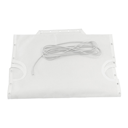 Grosfillex - White Replacement Sling for Chaise Lounge (Set of 15) - US991004