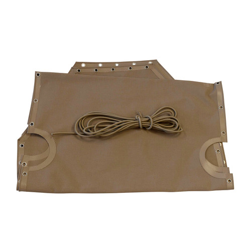 Grosfillex - Taupe Replacement Sling for Chaise Lounge (Set of 15) - US990181