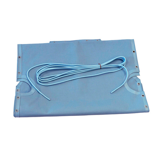 Grosfillex - Sky Blue Replacement Sling for Chaise Lounge (Set of 15) - US991194