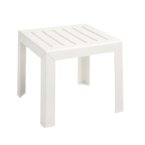 Grosfillex - Bahia White 16" x 16" Low Table - CT052004