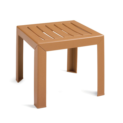 Grosfillex - Bahia Teakwood 16" x 16" Low Table - CT052008