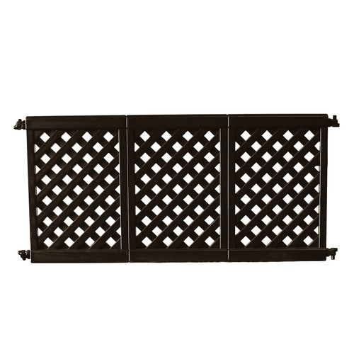Grosfillex - Black 3 Panel Fence Section - US963117
