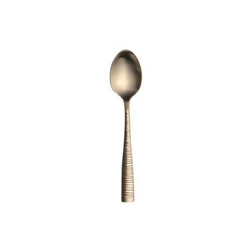 Folio - 6.5" Pirouette Champagne Gold Stainless Steel Teaspoon (12 Per Case) - 5760SX001