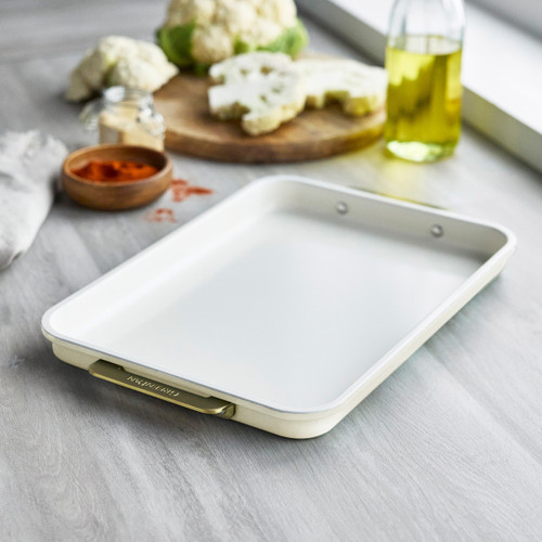 GreenPan - 13" x 9" Cream Non-Stick Sheet Pan
