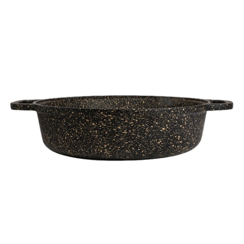 Folio - 4 Qt Bronzed Granite Non-Stick Induction Buffet Pot W/ Glass Lid - 6977QU004