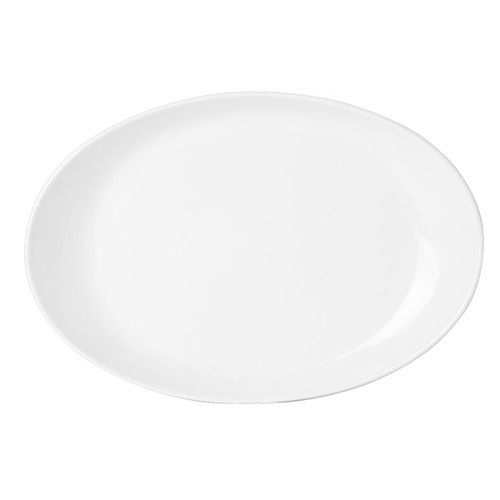 Royal Porcelain - 15.1" x 10.3" Avalon White Winged Coupe Oval Platter (6 Per Case) - 61101ST0260