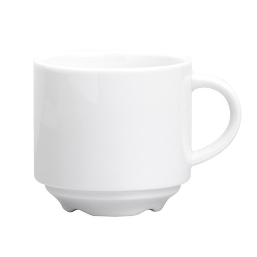 Royal Porcelain - 9 oz Avalon White Stckable Cup (36 Per Case) - 61101ST0266