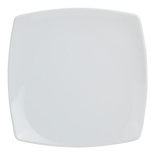 Royal Porcelain - 6.25" x 6.25" Tahara White Square Plate (36 Per Case) - 61103ST0427