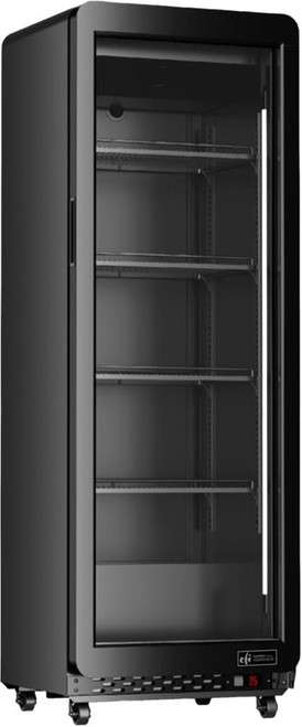 EFI Sales - 21" Black Refrigerator w/ 1 Glass Door - C1-2161GD